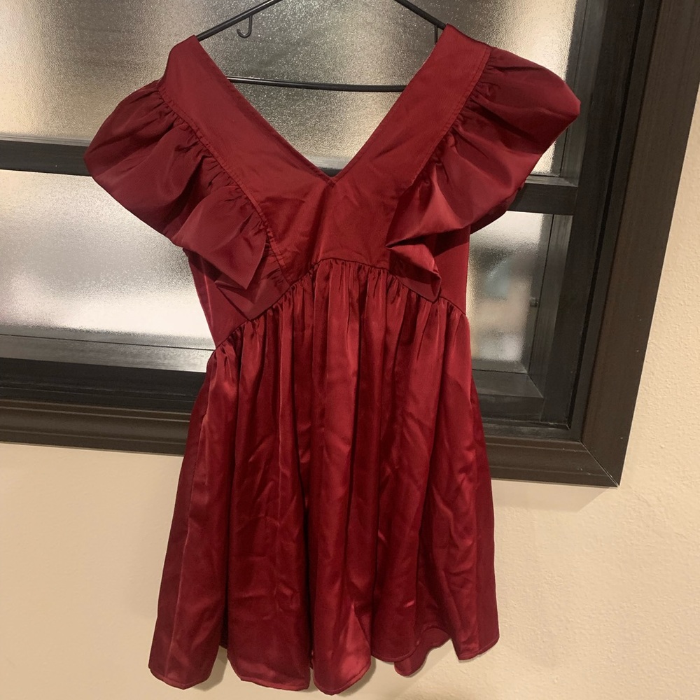 Burgundy Christmas Dress!